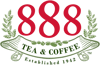 888 tea & coffee logo