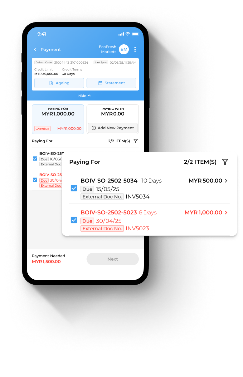 BO Rep - Payment