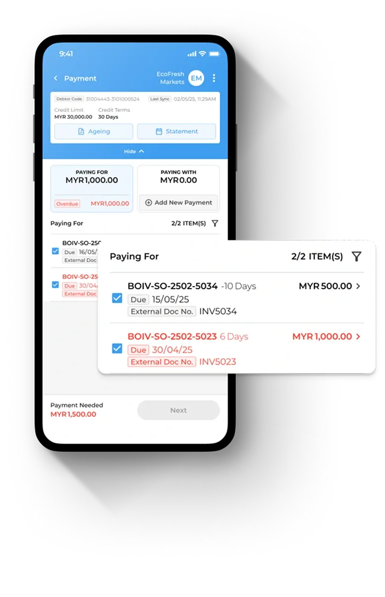 BO Rep - Payment